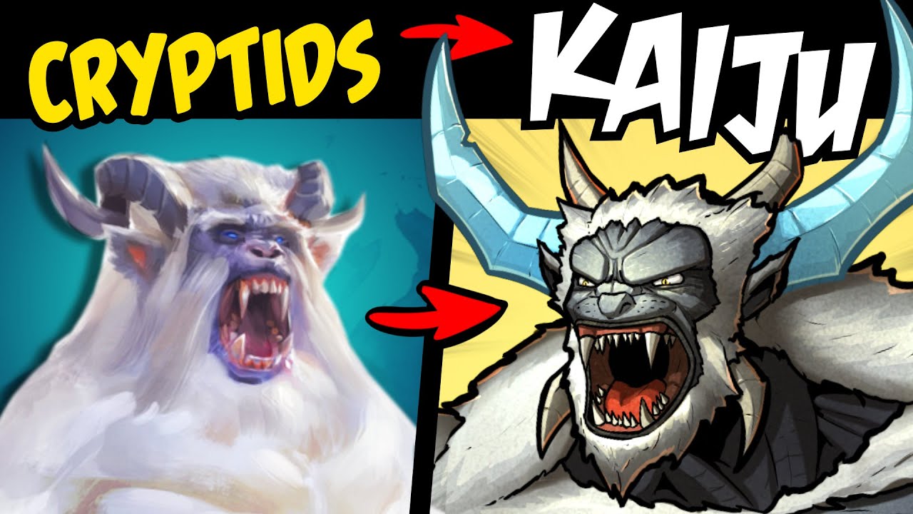 What if CRYPTIDS Were GIANT MONSTERS?! (Lore & Speedpaint)