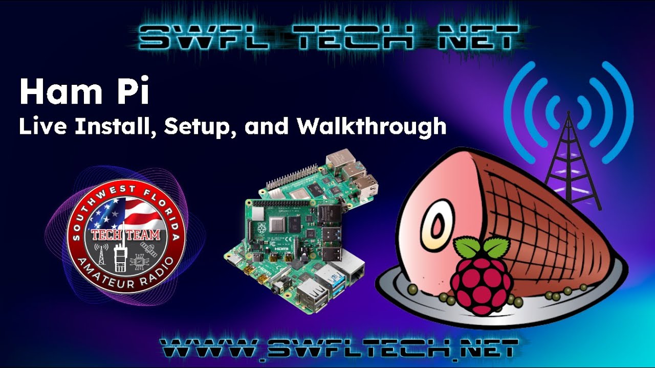 🔴SWFL Tech Net - Ham Pi - Raspberry Pi - Full Install In Video