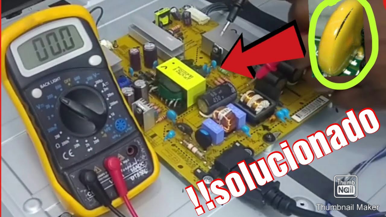 TV LG no enciende // reparación fuente de poder