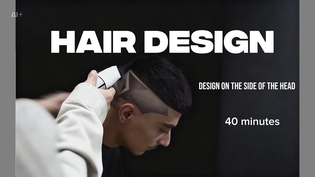Design on the side of the head. 
