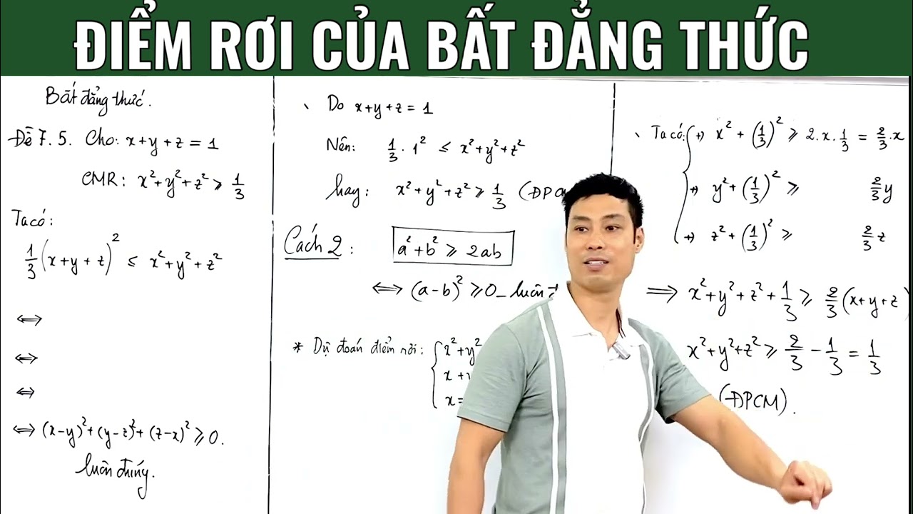 ĐIỂM RƠI CỦA BẤT ĐẲNG THỨC|| 1. Căn Bản || Nguyễn Huy Ngọc