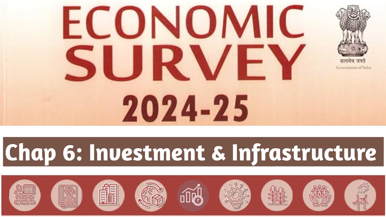 Economic Survey 2024-25 | Chapter Wise Summary | Investment & Infrastructure| #rbi #upscpreparation 