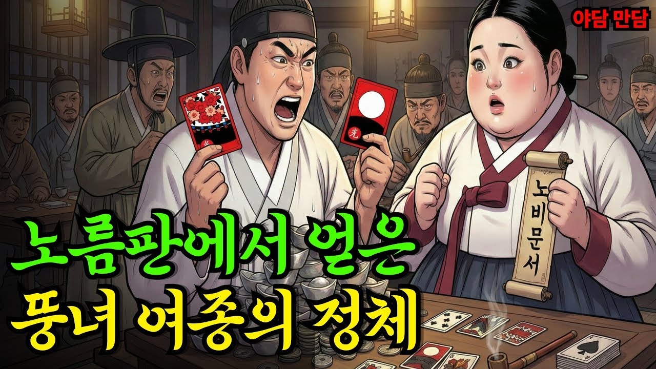 노름판에서 얻은 뚱녀 여종의 정체  야담 만담 옛날이야기 옛날만담 사연
