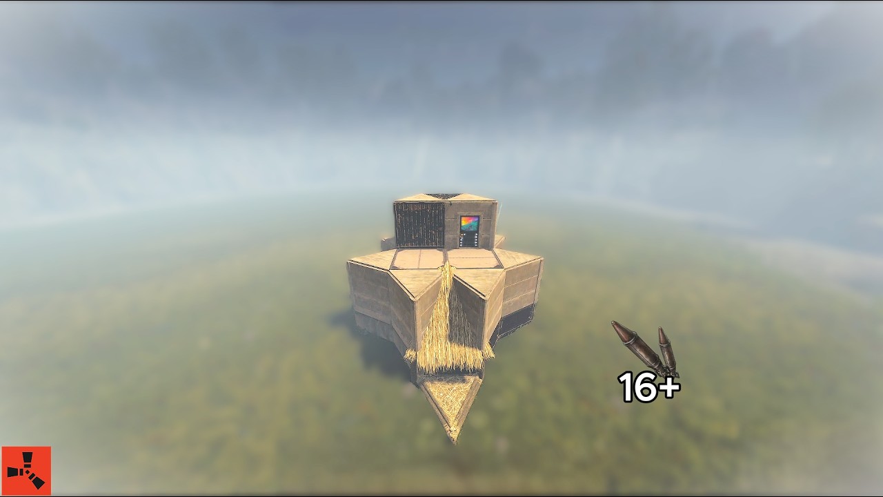 I BUILD THIS STRONG STARTER BASE 16 rockets