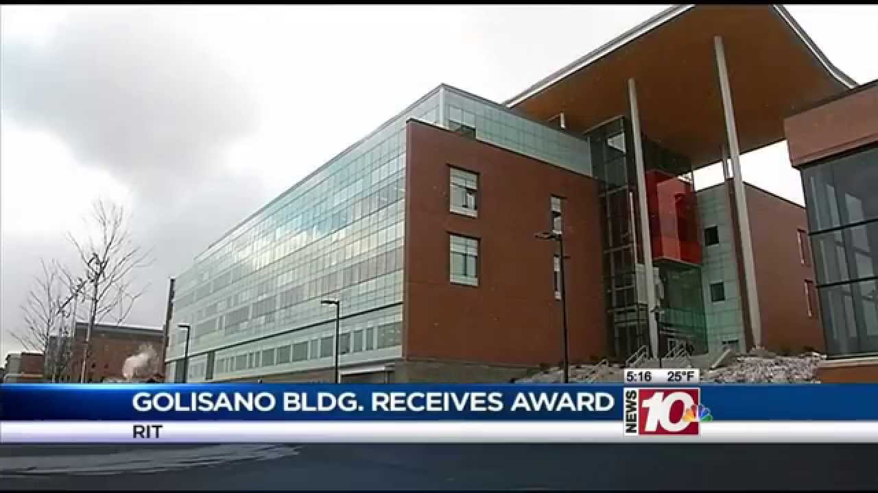 RIT on TV: Golisano certified LEED Platinum - on WHEC