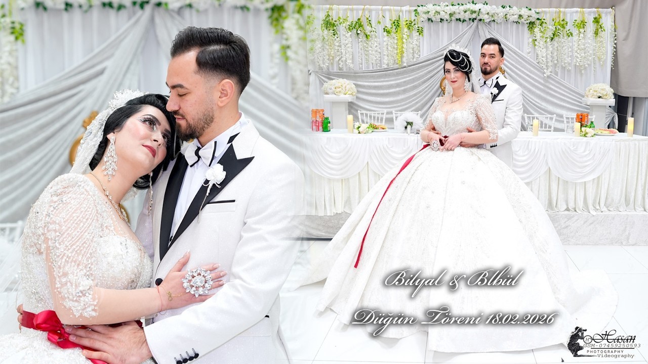 Bilyal & Bulbul Dugun Toreni Full Video 4K London