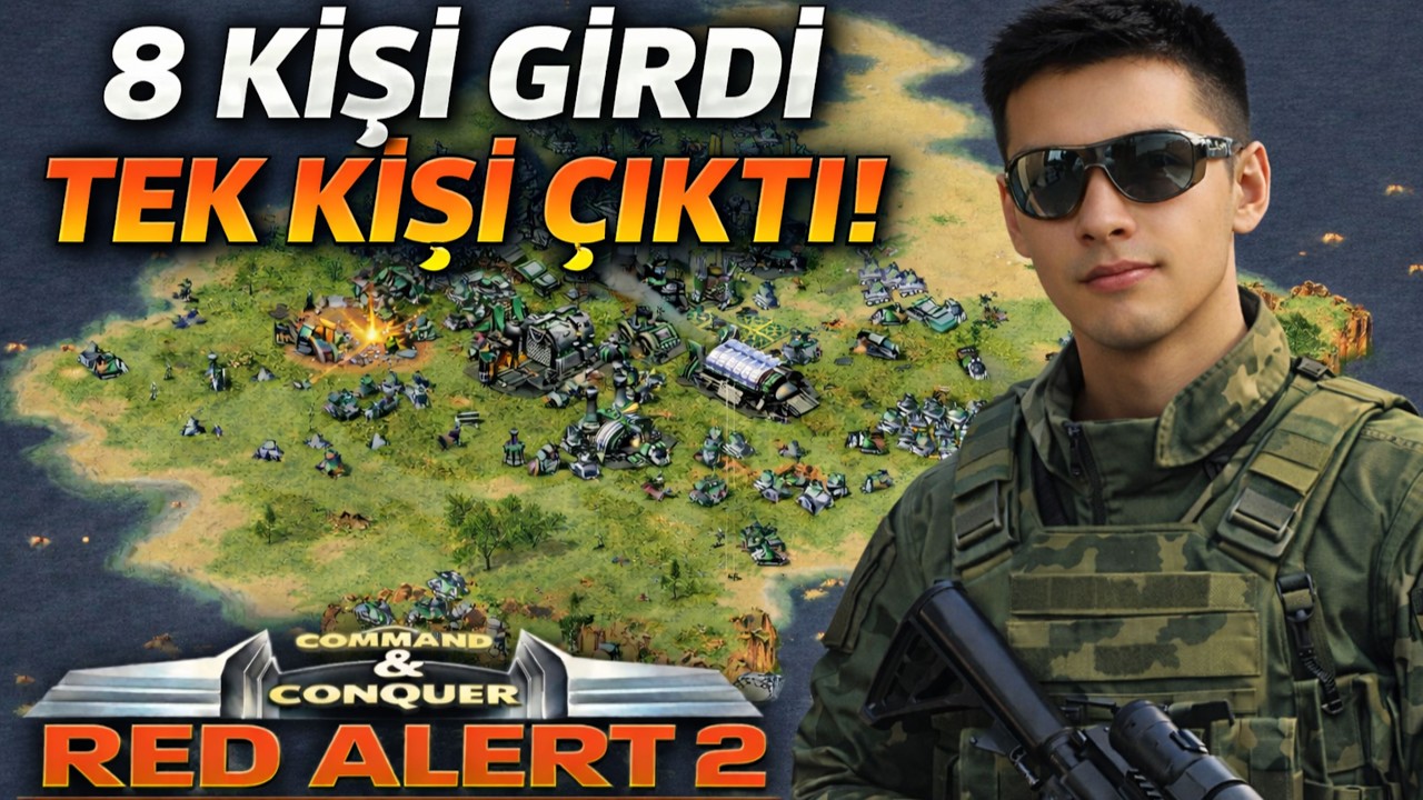 Rastgele Takım = Felaket! 2vs2vs2vs2 Yuri’s Revenge Online Arene