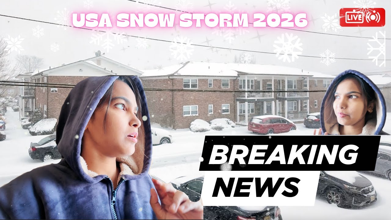 USA Snowstorm 2026 Vlog 