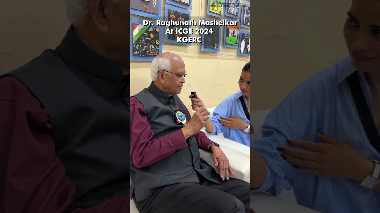 Dr Raghunath Mashelkar @ ICGE 2024