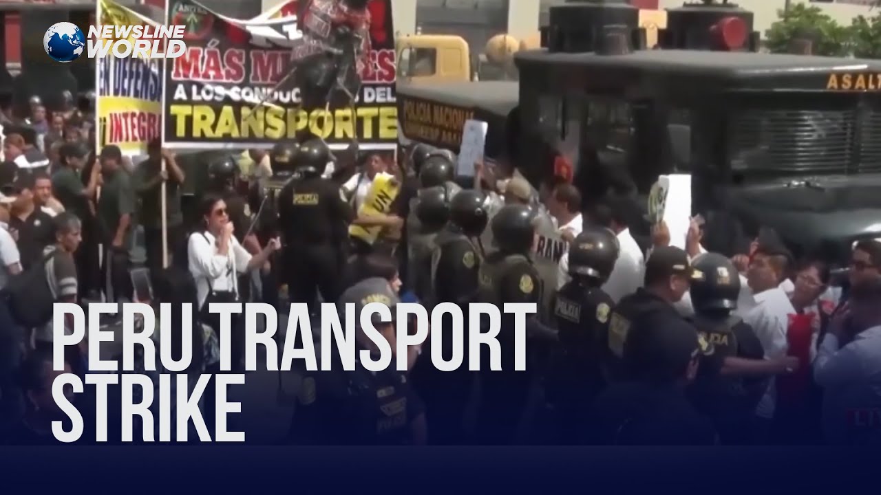 TRANSPORT STRIKE CRIPPLES LIMA AS DRIVERS PROTEST KILLINGS