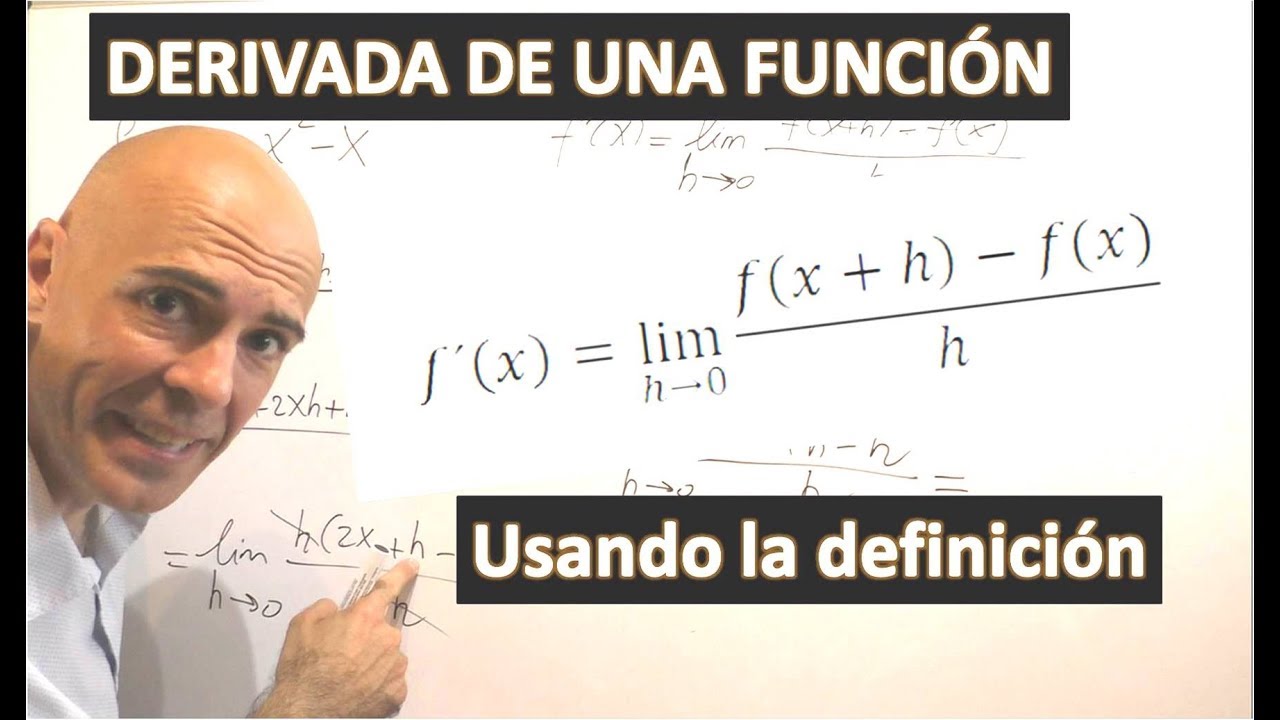 CALCULAR LA DERIVADA APLICANDO LA DEFINICI&Oacute;N