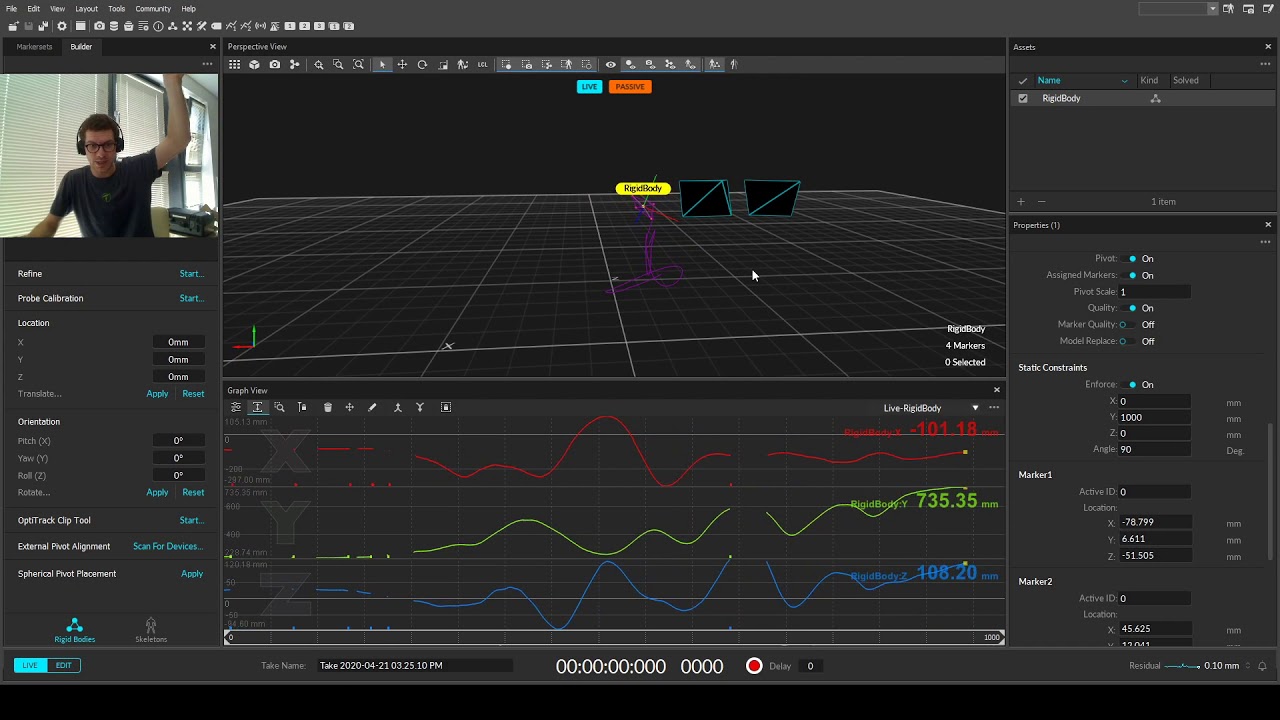 Lesson 1 - How to Make a Perfect Rigid Body for optical Motion Capture