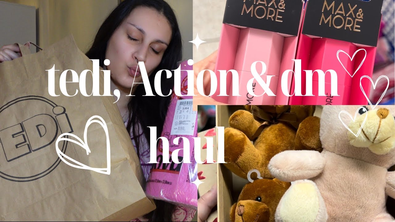 Tedi, Action & Dm haul  💕 Valentinstags Geschenk Ideen ✨