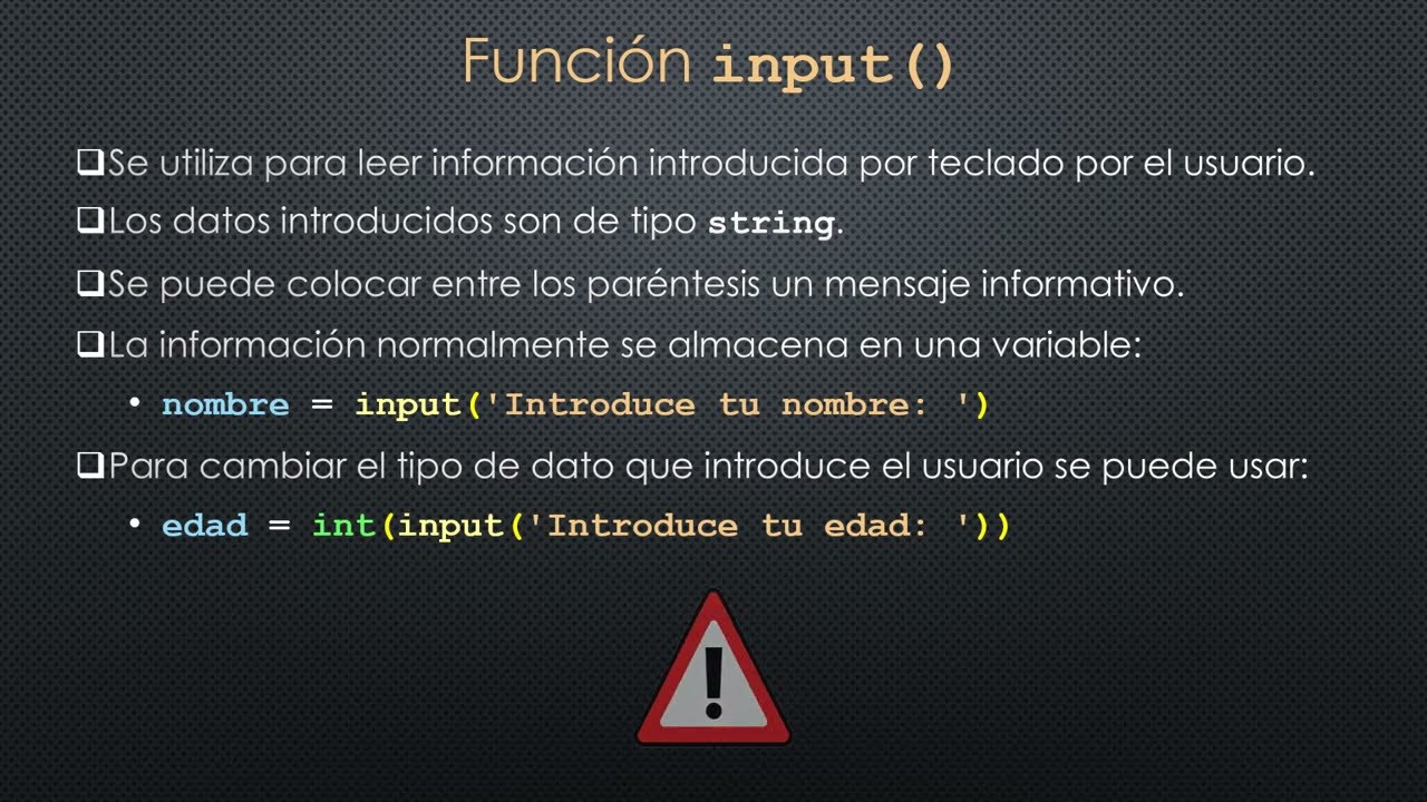 Vídeo 5: Lectura y escritura de datos, especialmente cadenas