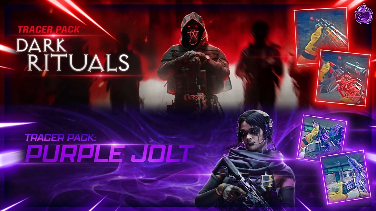 *NEW* TRACER PACK: DARK RITUALS & PURPLE JOLT BUNDLE SHOCASE CALL OF DUTY MODERN WARFARE 2/WARZONE 2