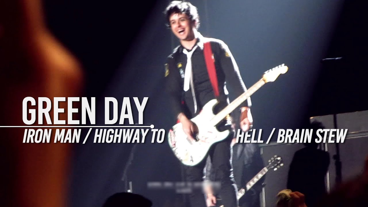 Green Day - Iron Man / Highway to Hell / Brain Stew (Live in Seoul, 18 January 2010)