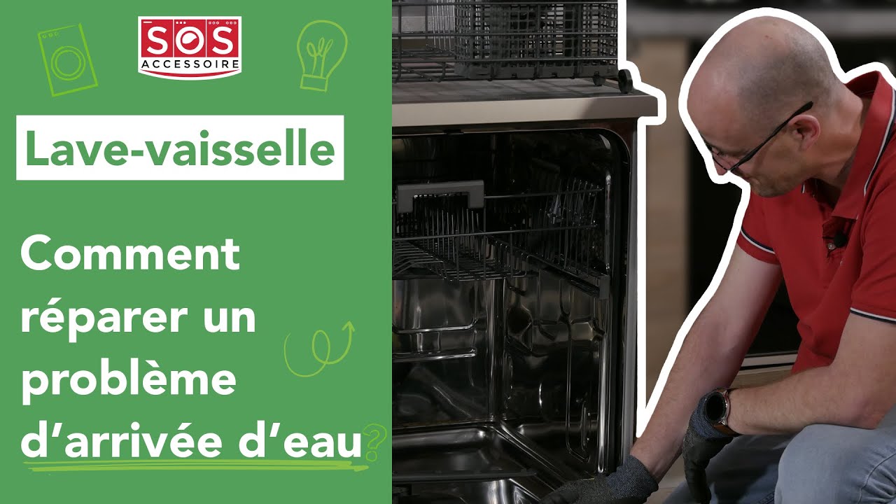 🛠️ Comment r&eacute;parer un probl&egrave;me d'arriv&eacute;e d'eau de mon lave-vaisselle ?