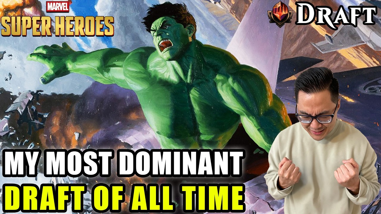 My Most Dominant Draft Of All Time | Marvel Super Heroes Draft | Contender Draft | MTG Arena