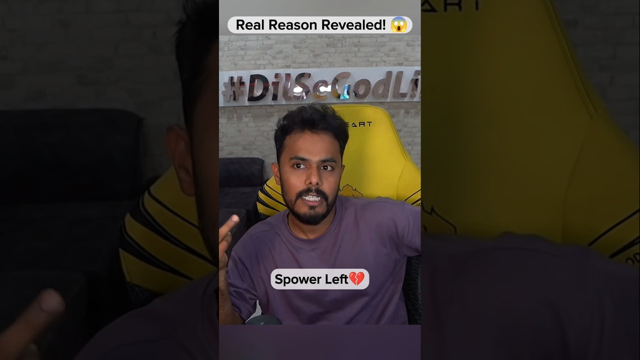 👉Spower Left GODLIKE 😱 Real Reason Revealed!