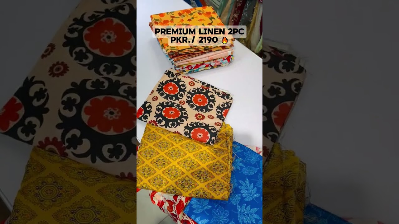 PREMIUM LINEN 2 PCONLY ON PKR./ 2190