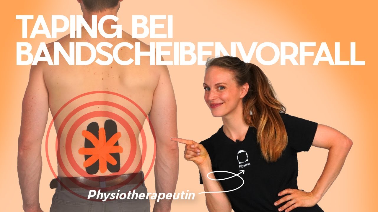 Bandscheibenvorfall? DIESE Taping-Kombi hilft - Schritt-für-Schritt-Anleitung