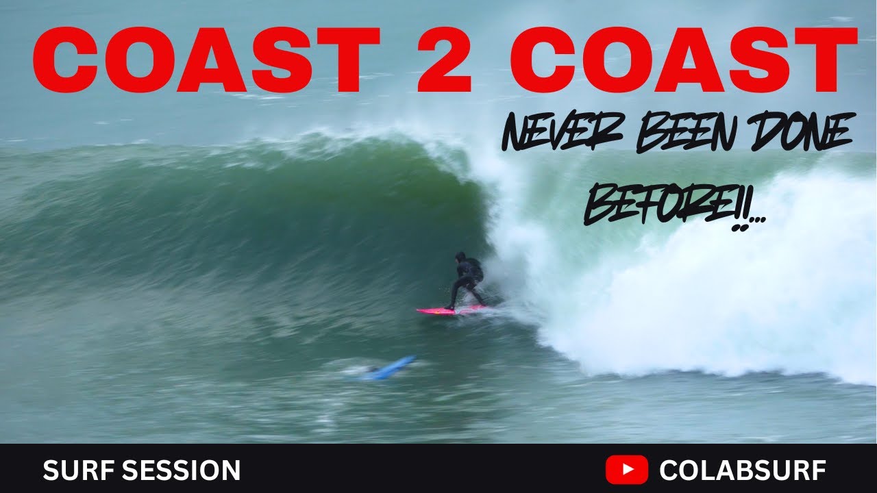Surfing 2 Coasts in 1 Day | Has This Ever Happened Before?!!