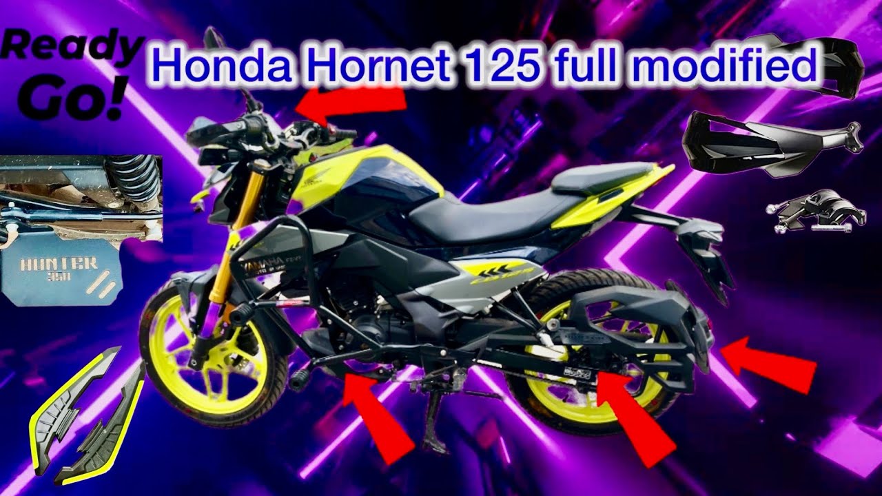 Honda Hornet 125 CB modified with Accessories in Kannada | #Honda Hornet #hornet125 
