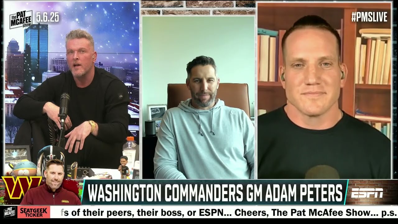 Commanders GM Adam Peters talks Washington's resurgence, NFL Draft & more! | The Pat McAfee Show