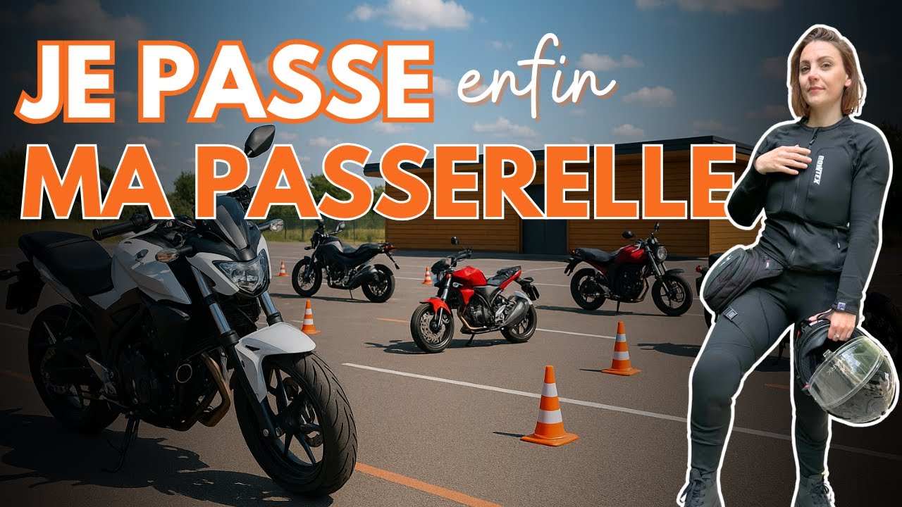 Passerelle permis MOTO A2 / A : VLOG de la journée (et pourquoi j'ai changé d'avis...)