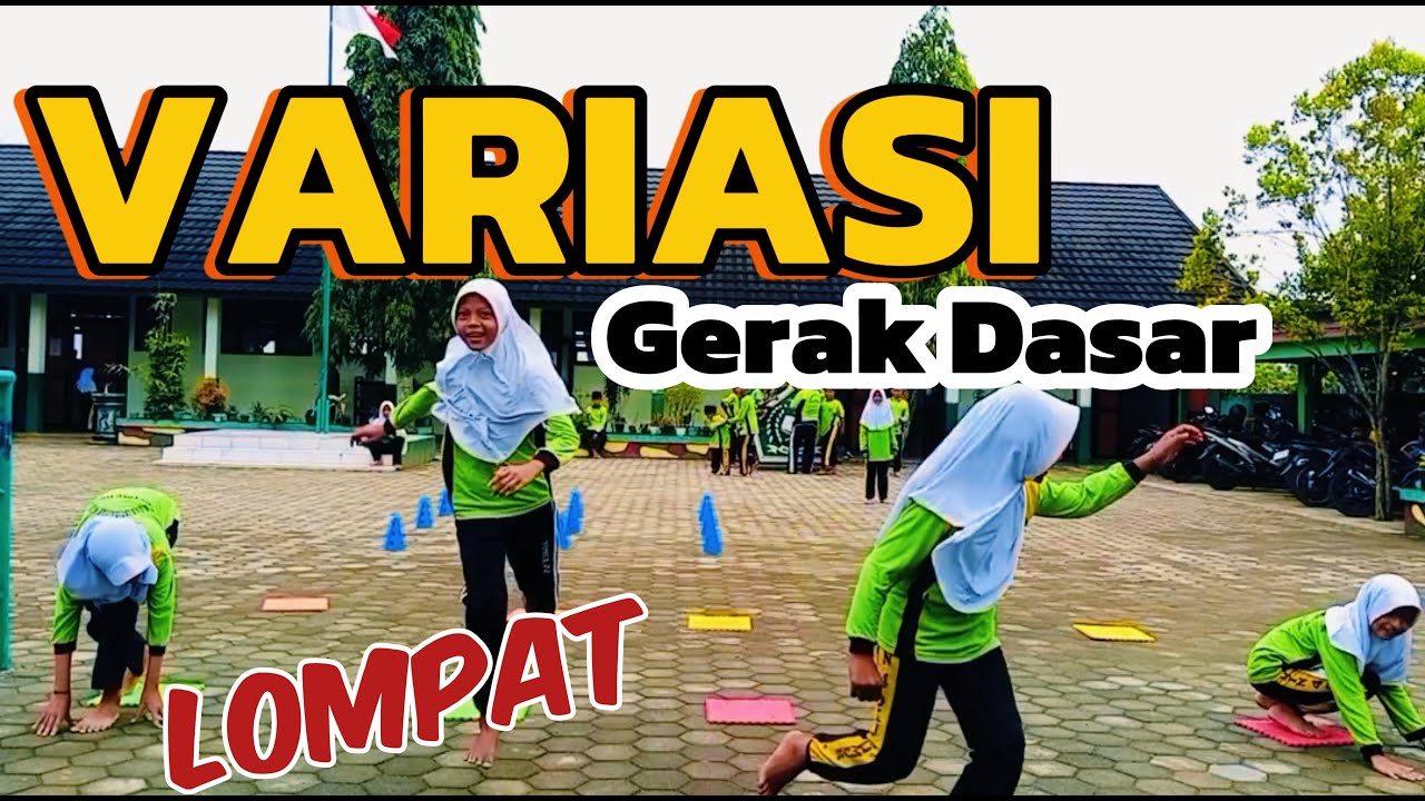 Kombinasi Gerak Dasar Berlari dan Melompat #viral #trending #tutorial 
