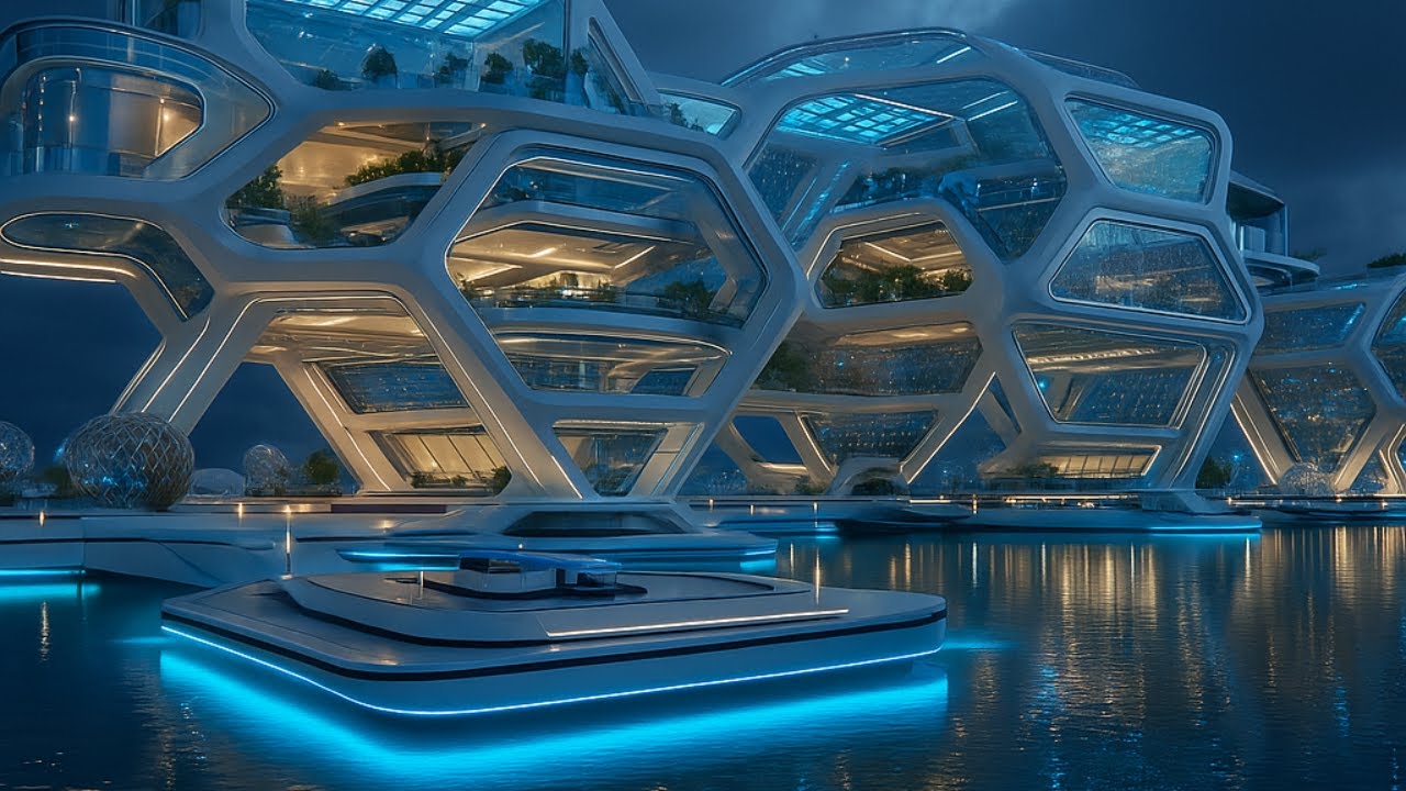 Floating Megacity 2125: Humanity’s Bold Escape to the Ocean | 4K Sci-Fi