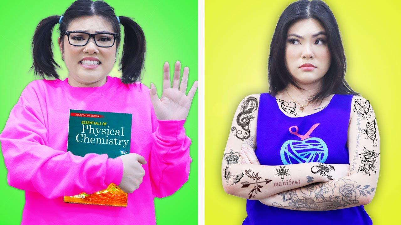 Popular Girl vs Nerd Girl