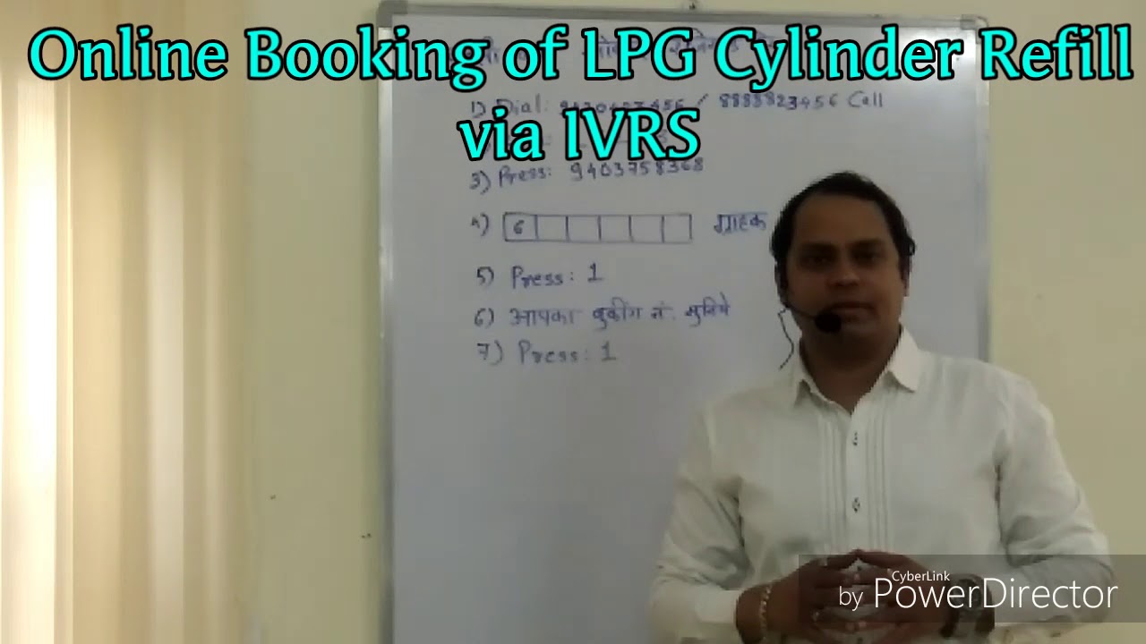 Online Booking of LPG cylinder refill via IVRS