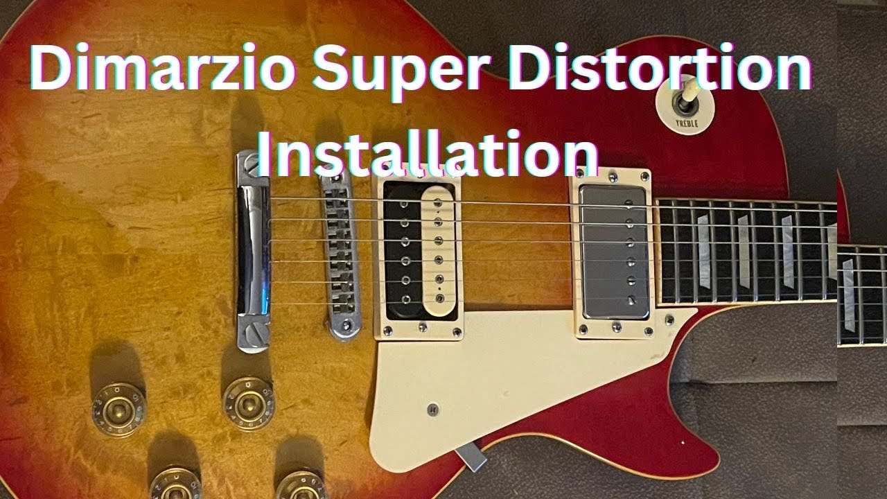 Dimarzio Super Distortion Humbucker Installation Out Of Phase in Greco Les Paul