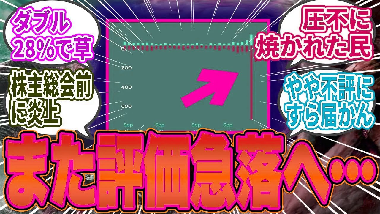 【悲報】ワイルズさん、最新アプデが原因で評価爆下げ！評価28％まで急落してしまう⋯【モンハン／ワイルズ／反応集】
