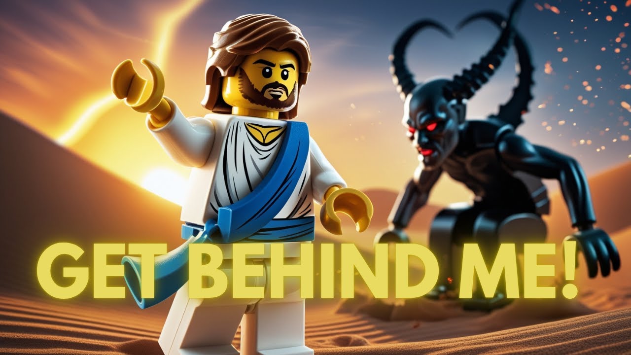 LEGO Bible: Satan Tempts Jesus in the Wilderness – Epic Showdown (Matthew 4 Animation)