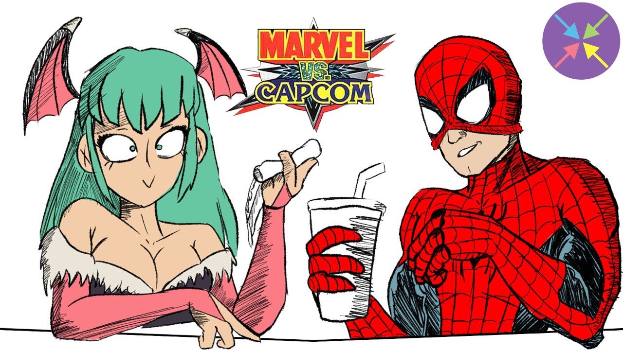 Spiderman and Morrigan Catch Up (Marvel VS Campom Comic Dub)