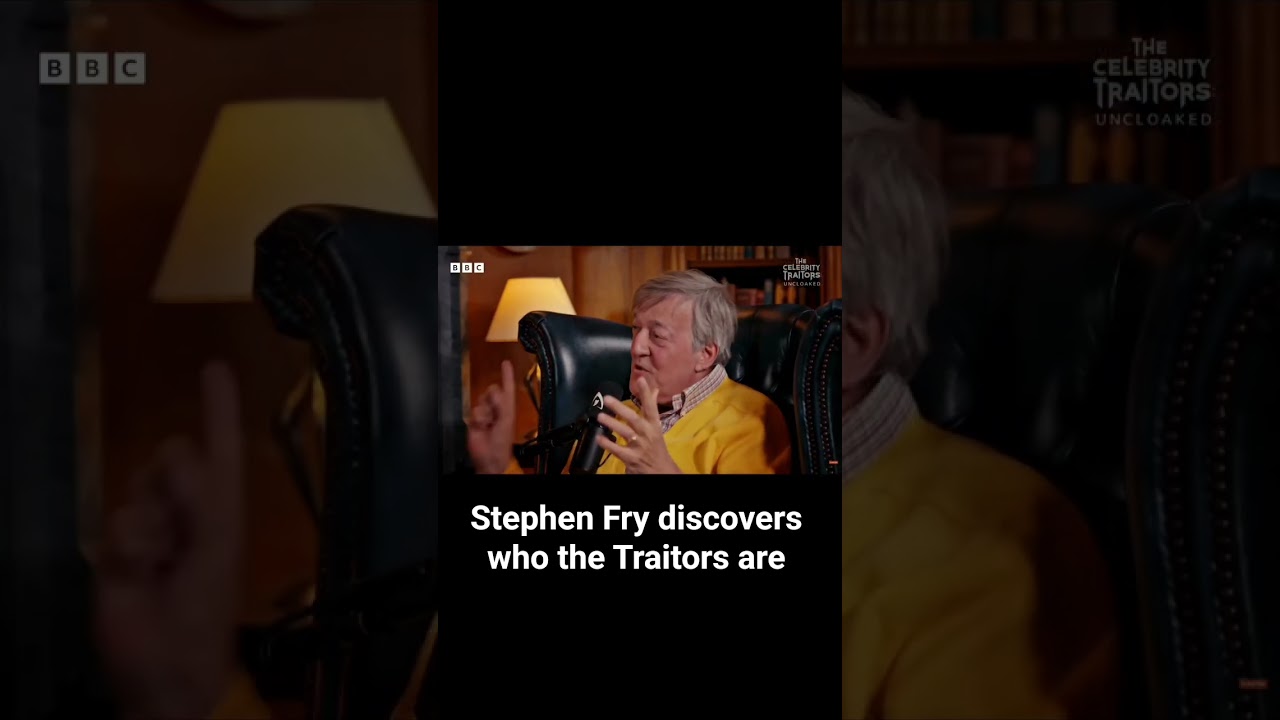 Stephen Fry finds out the Traitors Identity 