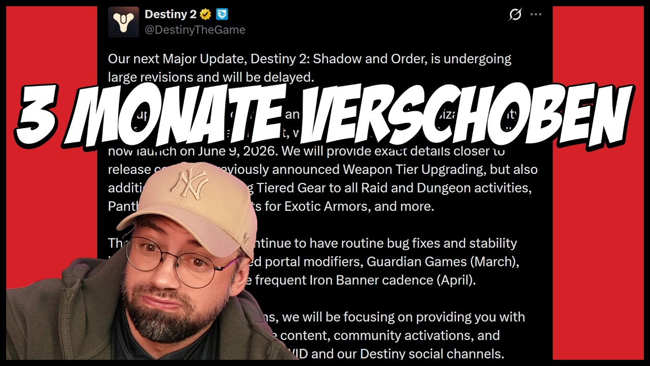 🔥SEASON [Shadow & Order] wird 3 Monate verschoben🔥News zu Inhalten🔥Destiny 2 News🔥