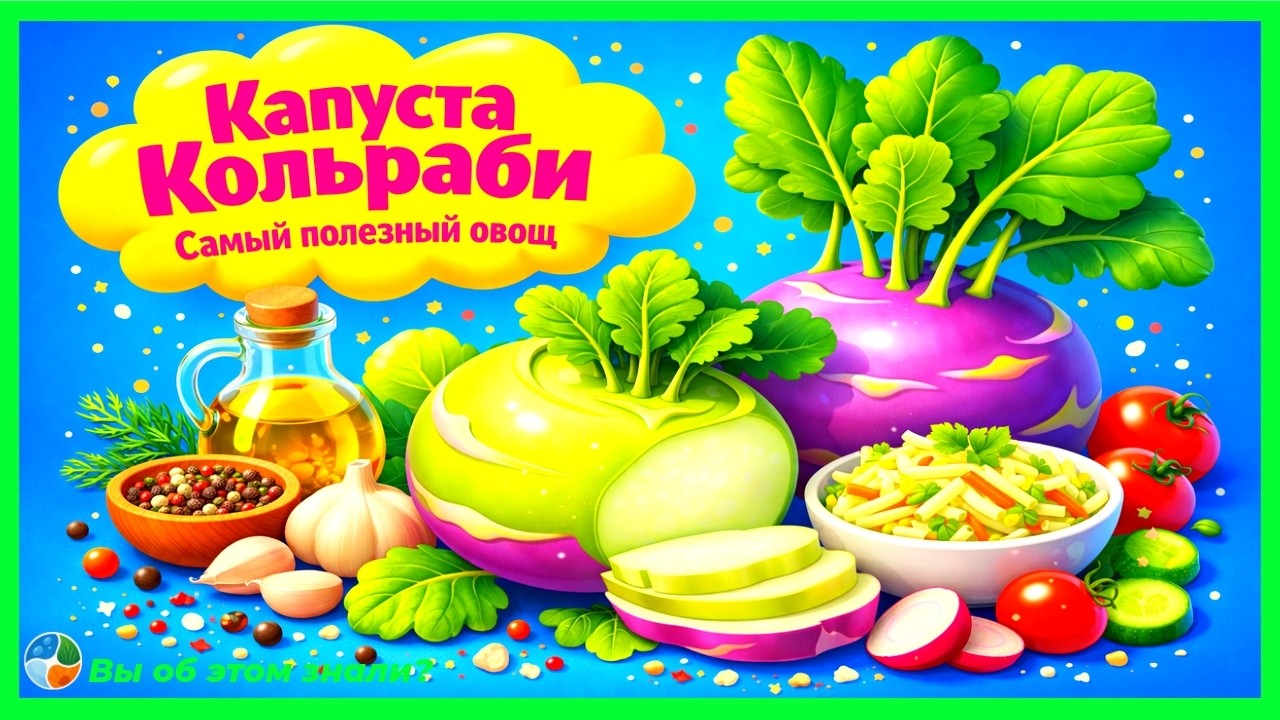 Кольраби: Самый полезный овощ? Польза для пищеварения и кому нельзя есть.