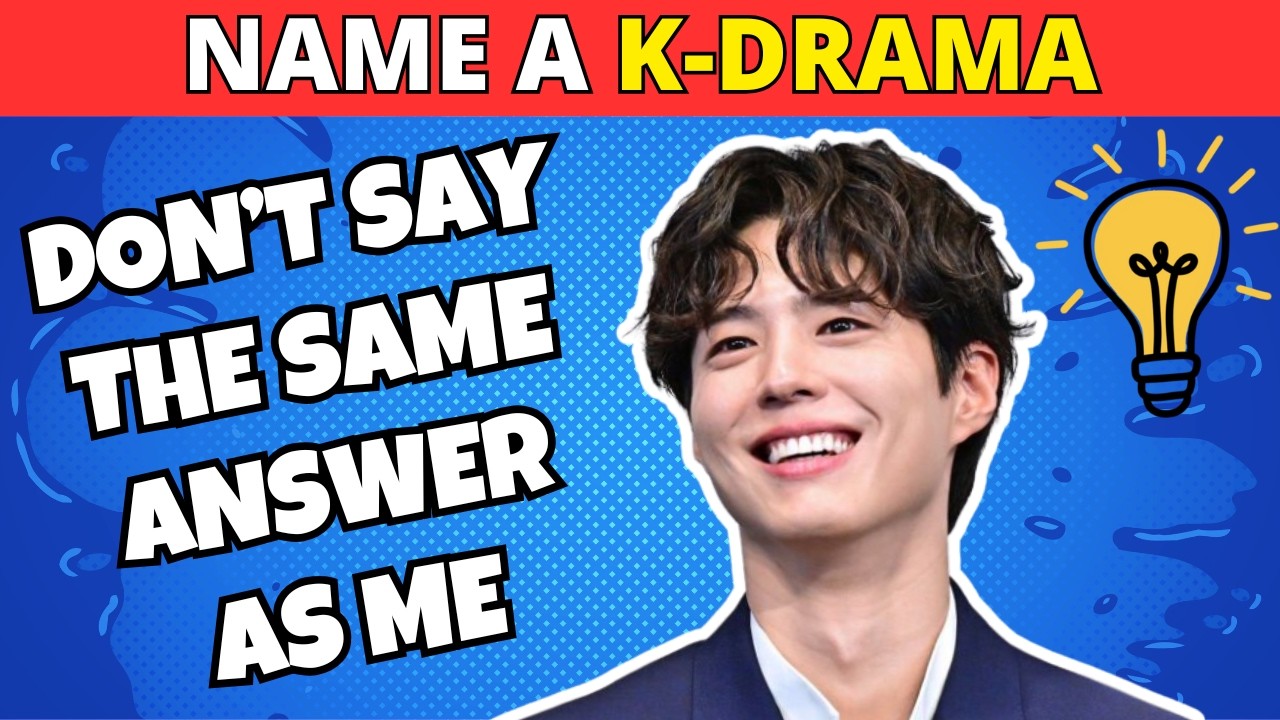 Avoid Saying The Same Thing As Me 🤔 K-DRAMA CHALLENGE 📢