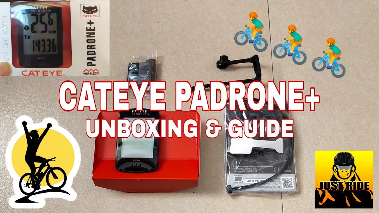 CATEYE PADRONE+ UNBOXING AND GUIDE | JUST RIDE