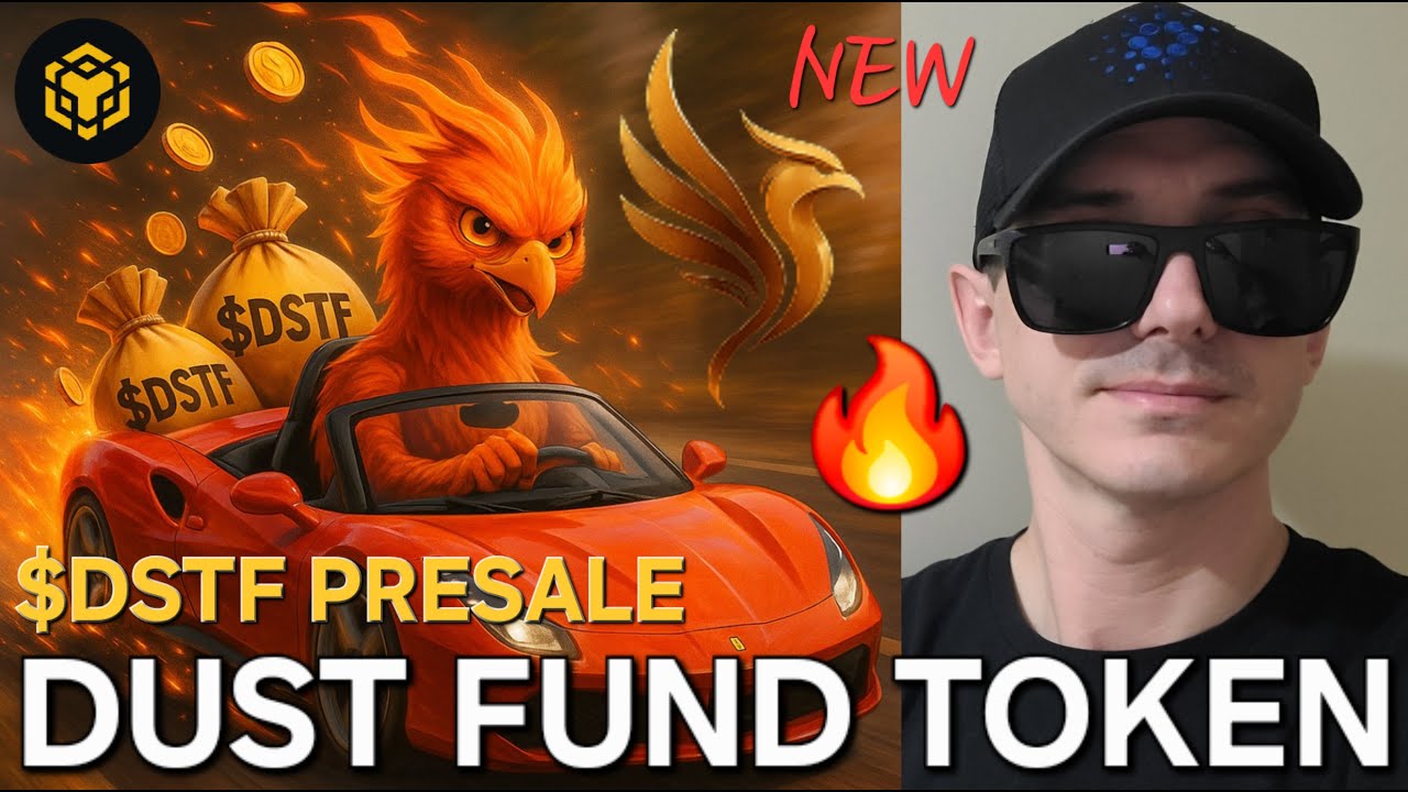 $DSTF - DUST FUND TOKEN PRESALE CRYPTO COIN HOW TO BUY DSTF ICO DUSTFUND BNB BSC BLOCKCHAIN MEMECOIN