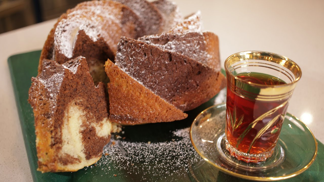 How to Make Chocolate & Vanilla Cake  (Assyrian Food)