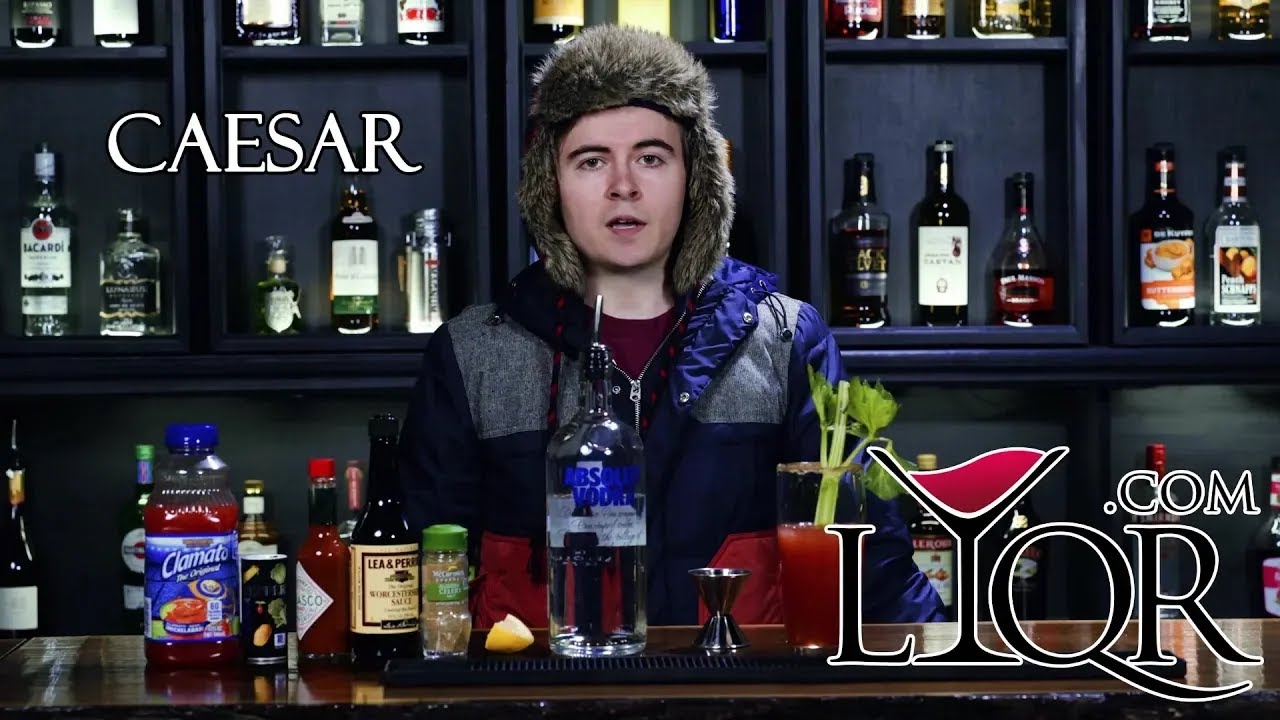Liqr - How to Make a Caesar Cocktail with Angry Canadian Geoff!