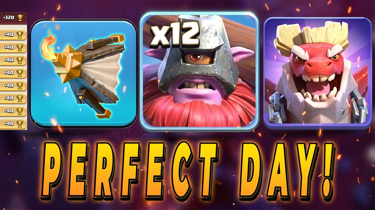 This New Thrower Strategy Feels Insane Right Now | 320* Perfect Day in Legend1 | Clash of Clans