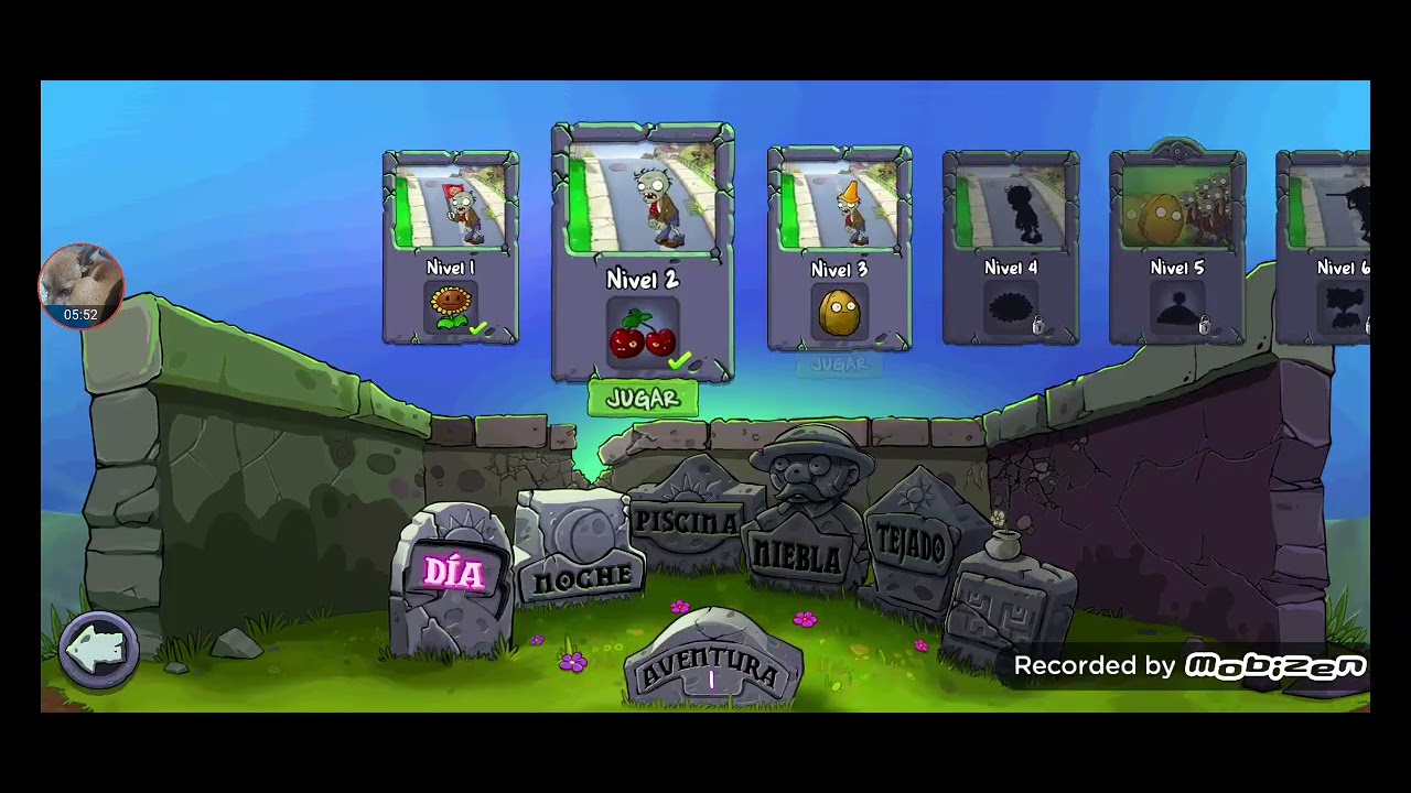 Jugando pvz