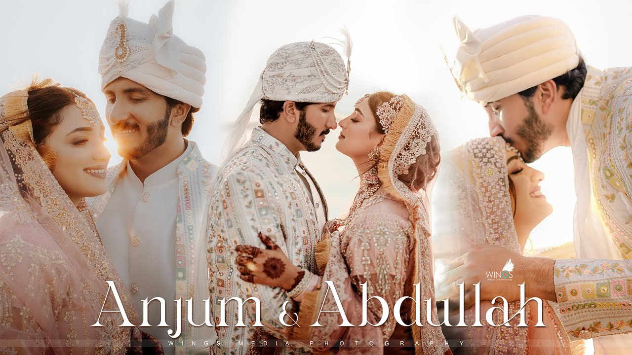 An India ♥ Pakistan Love story | ANJUM ♥ ABDULLAH wedding Highlights | Wings Media