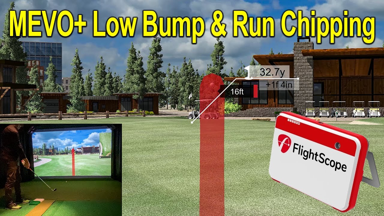 Flightscope Mevo Plus Review - Chipping & Short Golf Shots - E6 Connect Golf Simulator