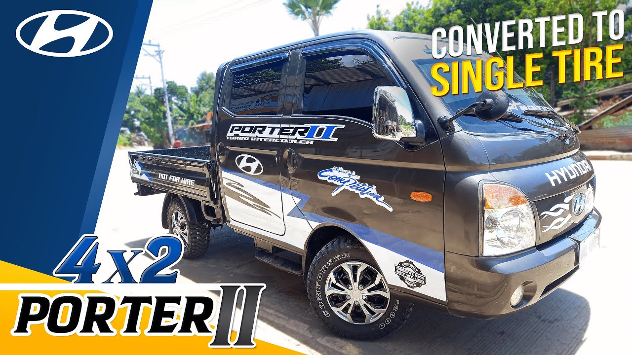 Hyundai Porter 2 Double Cab | Converted to Single Offroad tires